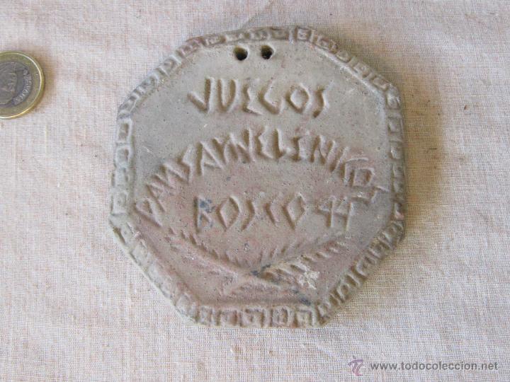 Antiques: PLACA EN TERRACOTA PARA COLGAR