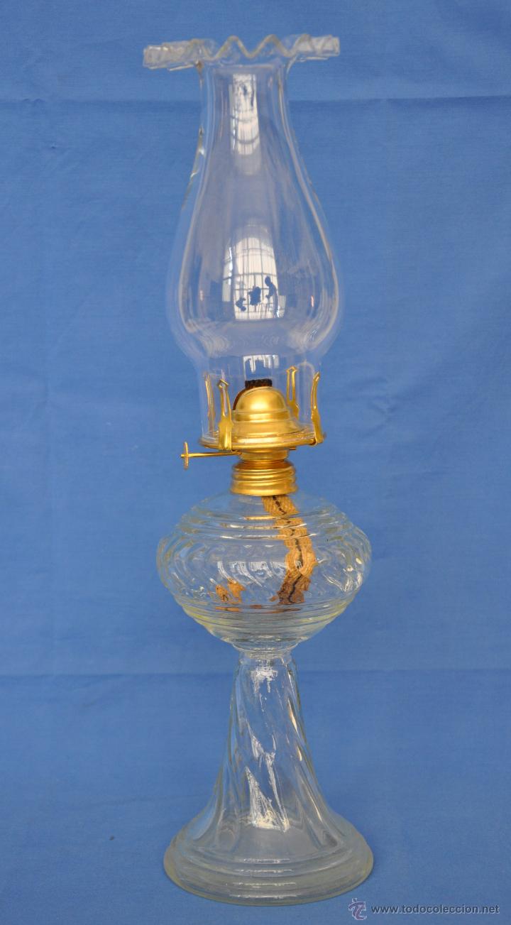 Antig&uuml;edades: Quinqu&eacute; de cristal. - Foto 2
