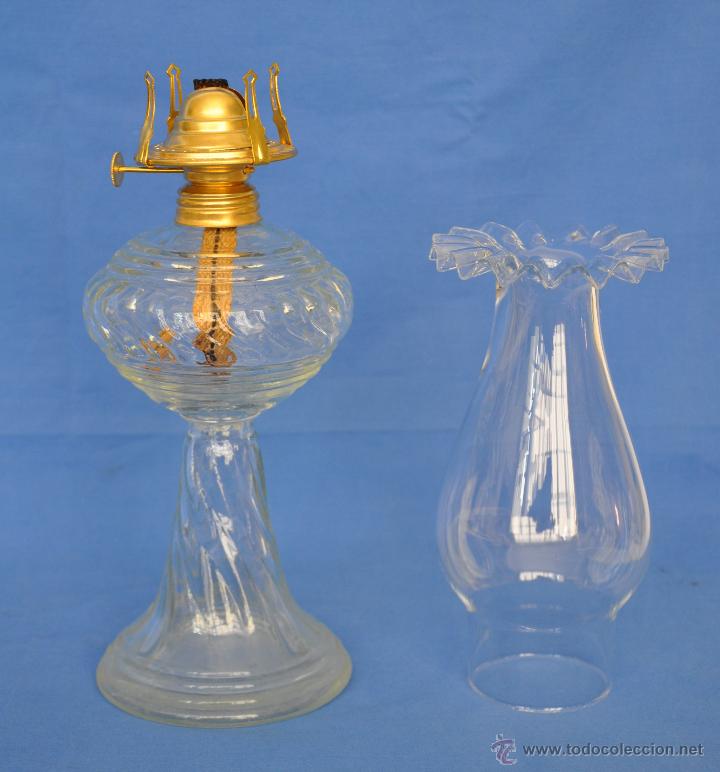 Antig&uuml;edades: Quinqu&eacute; de cristal. - Foto 3