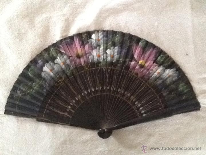 Antig&uuml;edades: ANTIGUO ABANICO PINTADO A MANO - Foto 1
