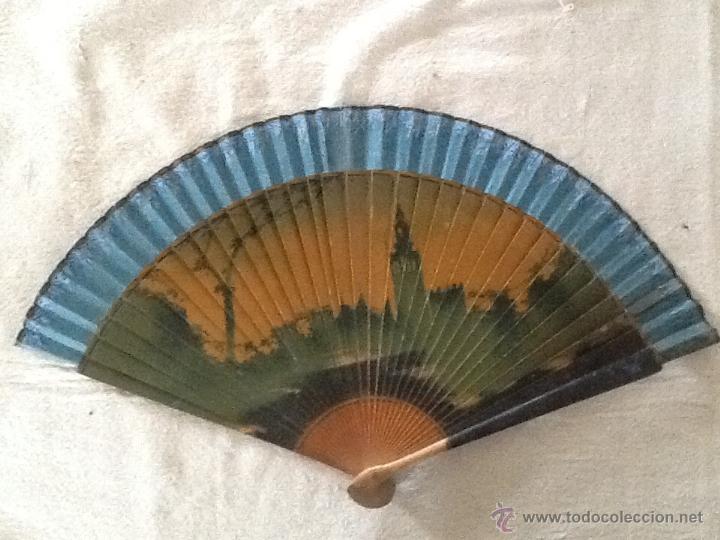 Antig&uuml;edades: ANTIGUO ABANICO PINTADO A MANO - Foto 1