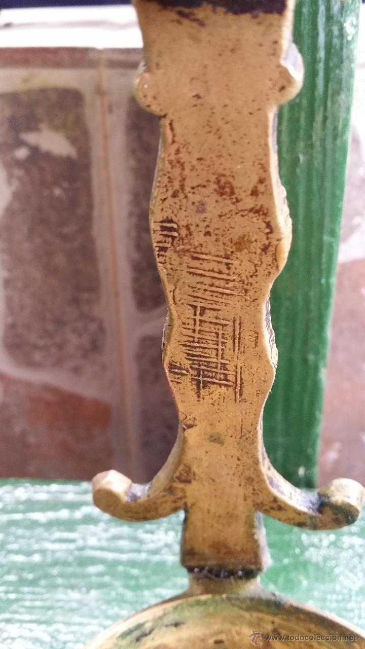 Antig&uuml;edades: antiguo candil en bronce, precioso - Foto 3