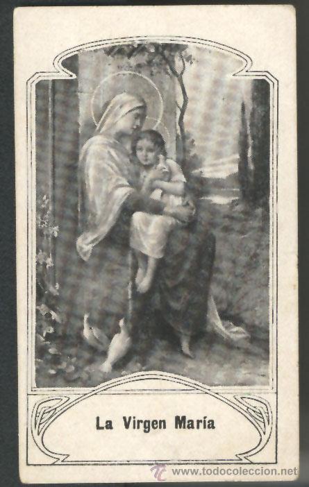 Antig&uuml;edades: ESTAMPITA DE LA VIRGEN MARIA - Foto 1