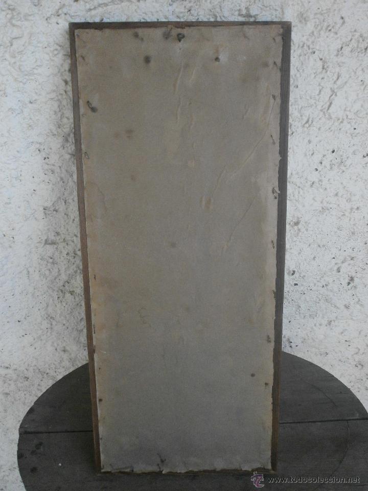 Antig&uuml;edades: CUADRO CRISTO CON METAL PLATEADO - Foto 6