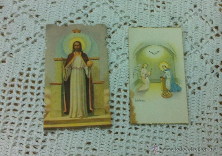 Antig&uuml;edades: DOS ANTIGUAS Y BONITAS ESTAMPAS RELIGIOSAS - Foto 1