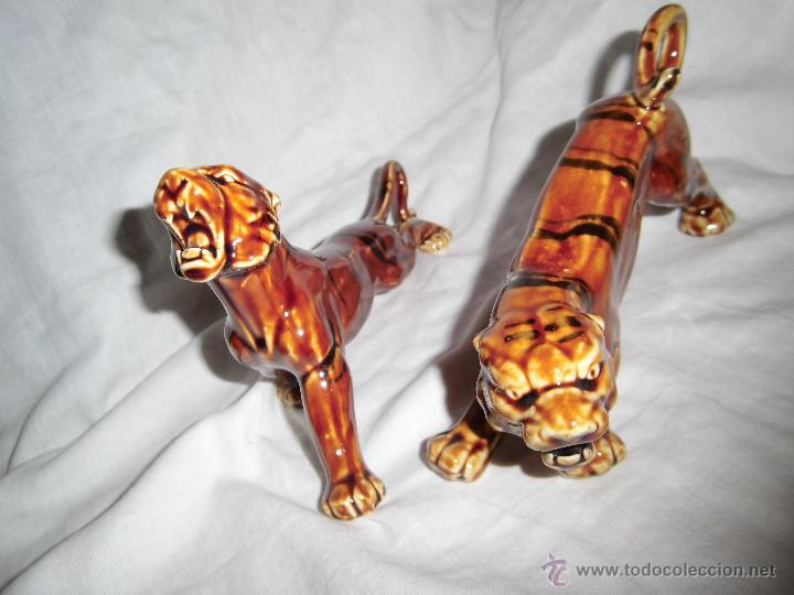 Antig&uuml;edades: TIGRES DE PORCELANA - Foto 2