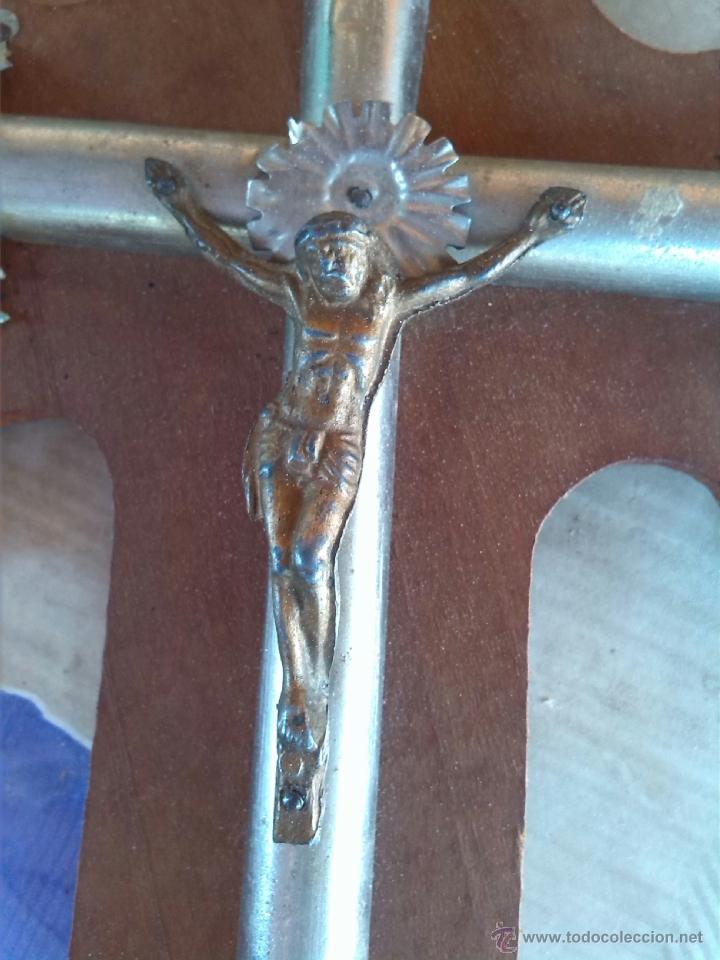 Antig&uuml;edades: antigua cruz con benditera. - Foto 2