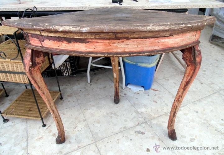 Antig&uuml;edades: Consola -rinconera del siglo XVIII - Foto 1
