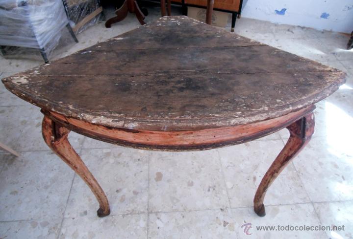 Antig&uuml;edades: Consola -rinconera del siglo XVIII - Foto 4