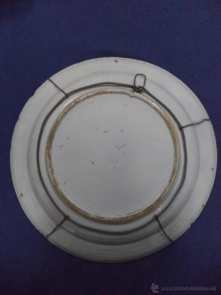 Antigüedades: Par de Grandes pratos de delft - motivos orientais, sec XVIII - Foto 5 - 43045323