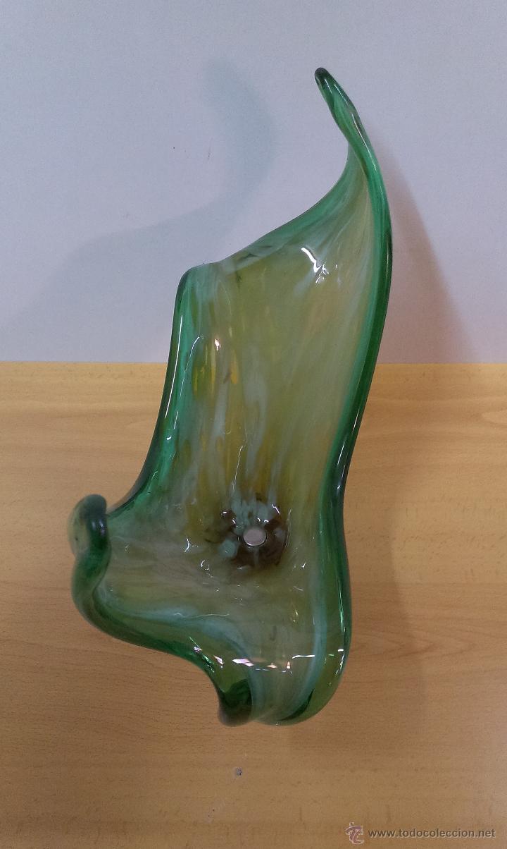 Antig&uuml;edades: PRECIOSO JARRON DE CENTRO MESA EN CRISTAL DE MURANO - Foto 3
