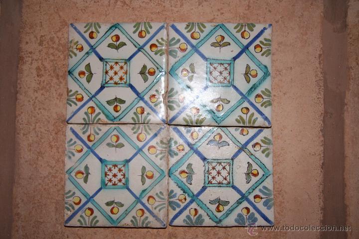 Antig&uuml;edades: 4 azulejos - Foto 1