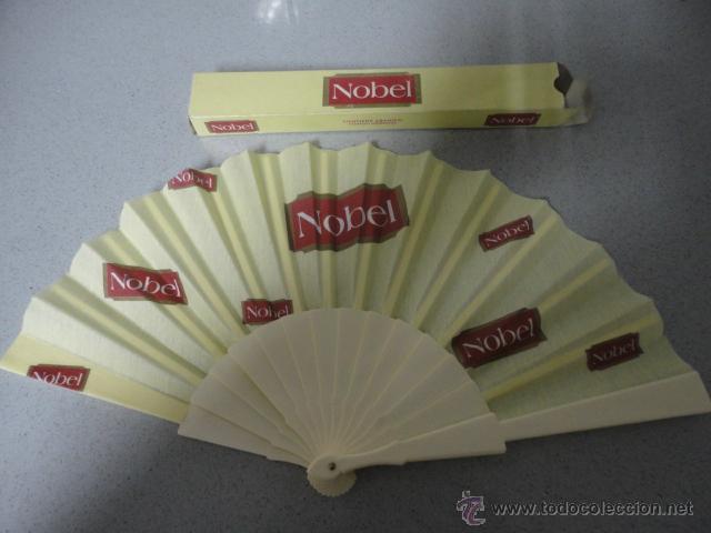 Antig&uuml;edades: abanico publicidad tabaco nobel - Foto 1