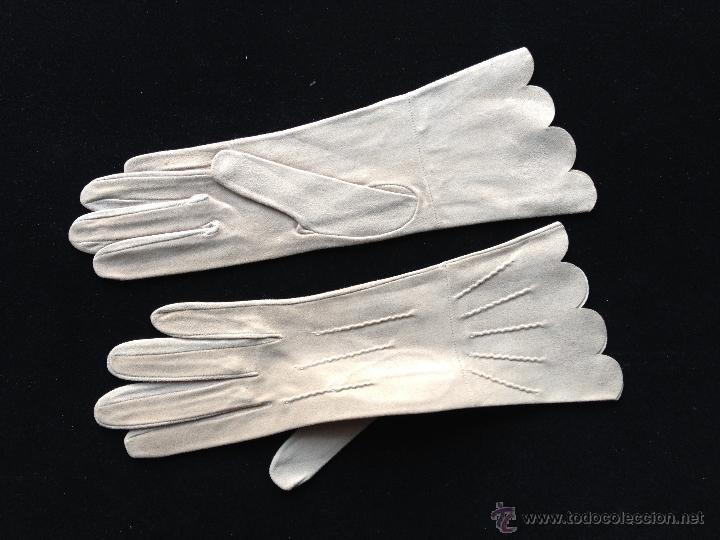 Antig&uuml;edades: PAR DE GUANTES - Foto 3