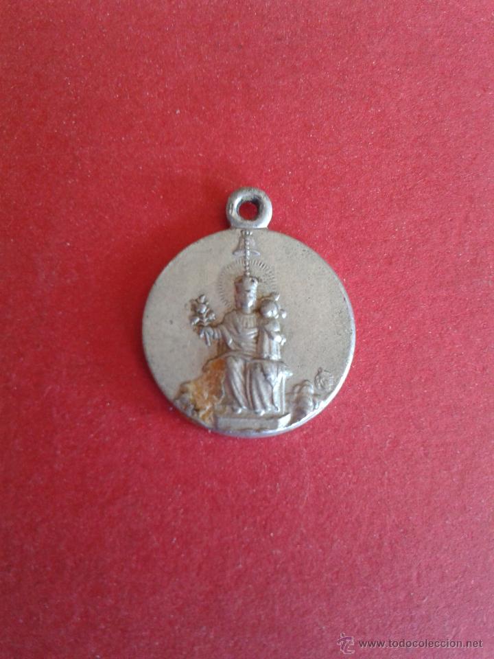 Antig&uuml;edades: ANTIGUA MEDALLA RELIGIOSA. A IDENTIFICAR. - Foto 1