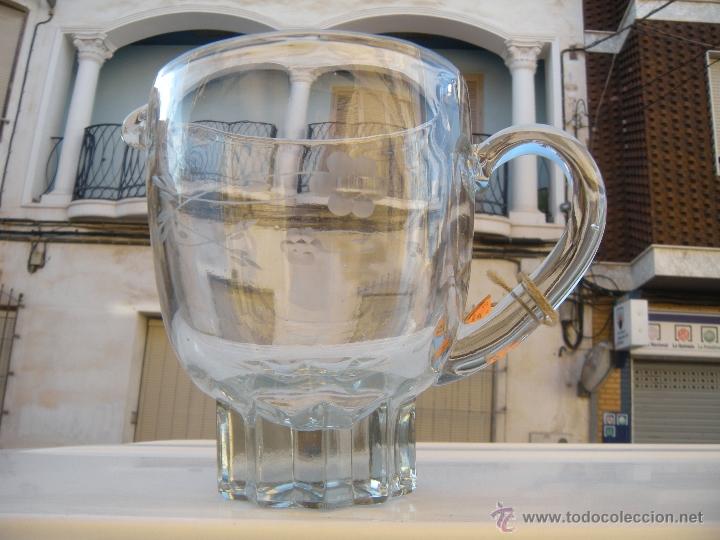 Antig&uuml;edades: ANTIGUA JARRA DE CRISTAL TALLADO - Foto 4