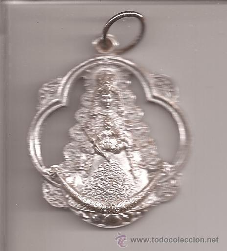 Antig&uuml;edades: MEDALLA DE ALUMINIO DE NTRA. SRA. DEL ROCIO - Foto 1