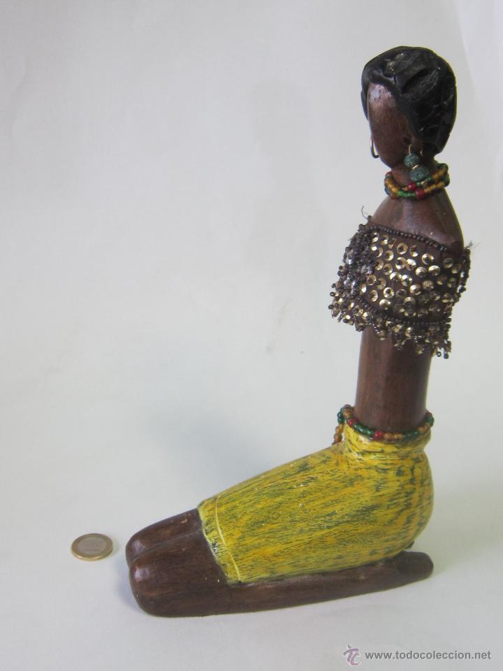 Antig&uuml;edades: FIGURA EN MADERA - Foto 5