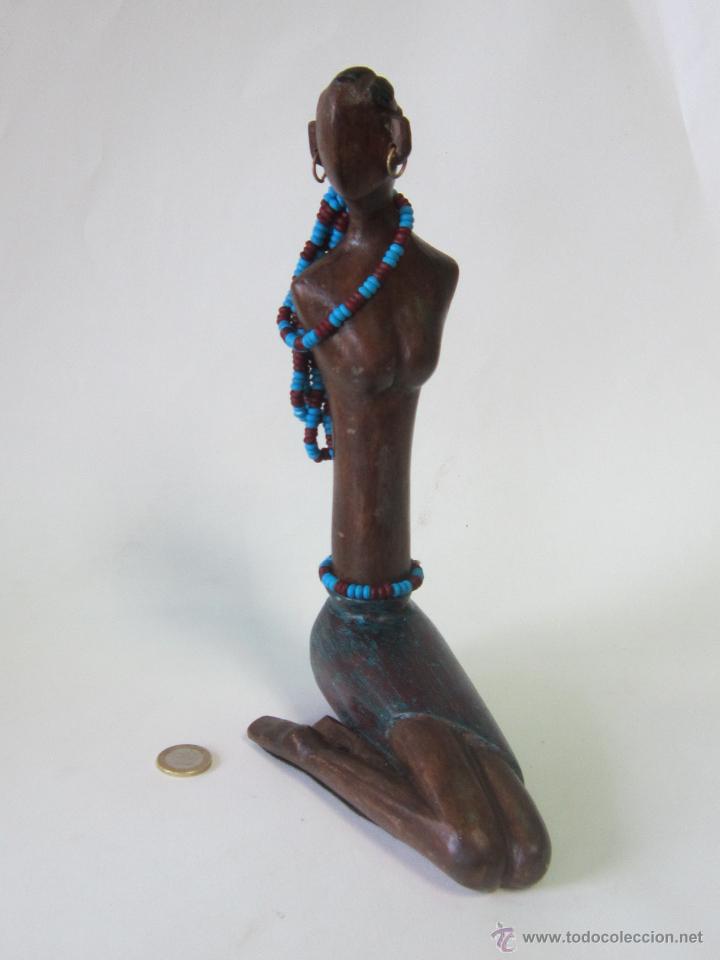 Antig&uuml;edades: FIGURA EN MADERA - Foto 3