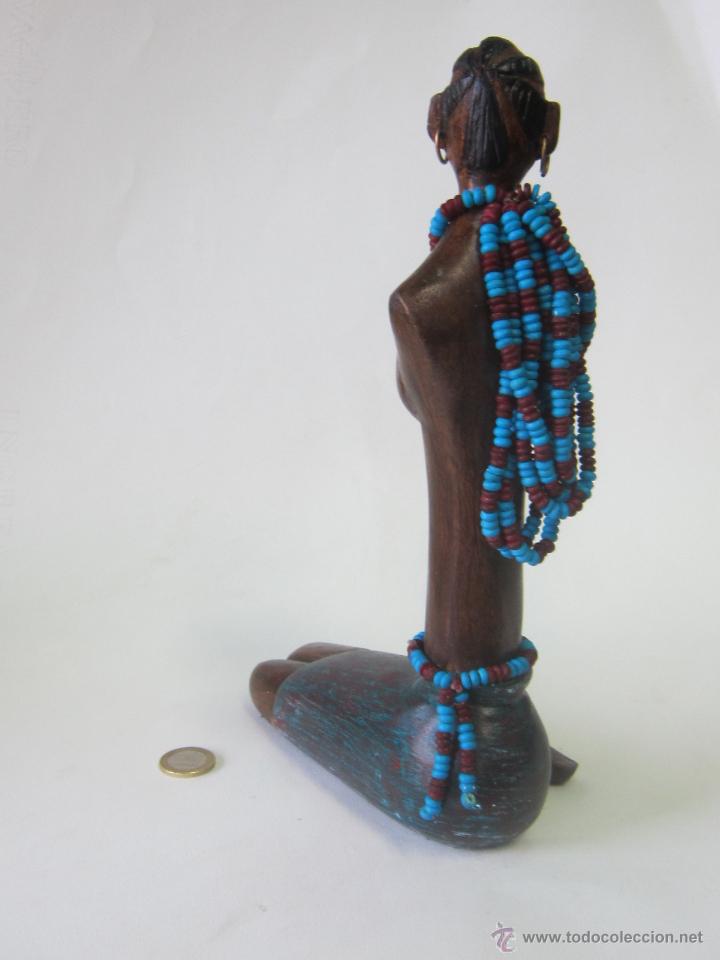 Antig&uuml;edades: FIGURA EN MADERA - Foto 5