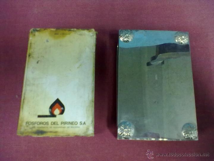 Antig&uuml;edades: CAJA CERILLERA DE ALPACA - Foto 3