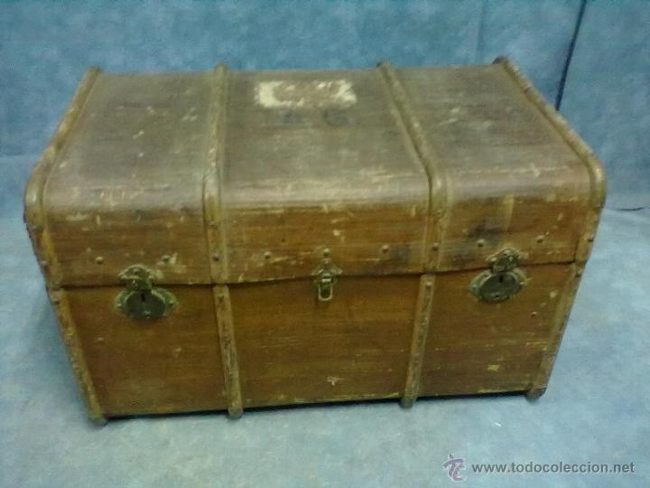 Antig&uuml;edades: BAUL DOS BANDEJAS MADLER - Foto 1