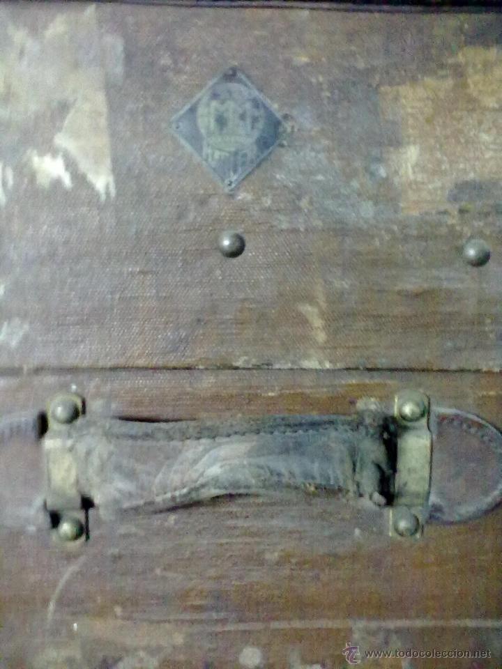 Antig&uuml;edades: BAUL DOS BANDEJAS MADLER - Foto 3