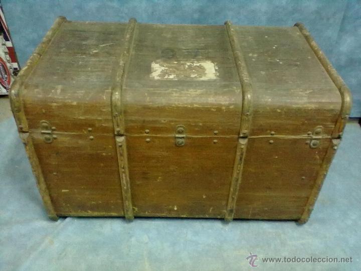 Antig&uuml;edades: BAUL DOS BANDEJAS MADLER - Foto 4