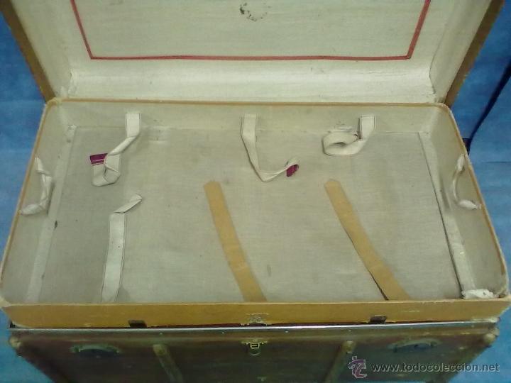 Antig&uuml;edades: BAUL DOS BANDEJAS MADLER - Foto 8