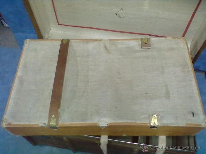 Antig&uuml;edades: BAUL DOS BANDEJAS MADLER - Foto 11