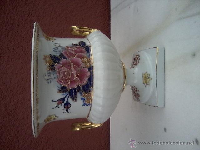 Antig&uuml;edades: CENTRO DE MESA DE PORCELANA - Foto 2