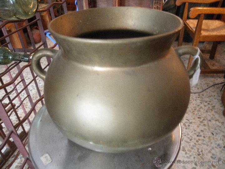 Antig&uuml;edades: &Aacute;NTIGUA OLLA CATALANA DE BRONCE - Foto 1