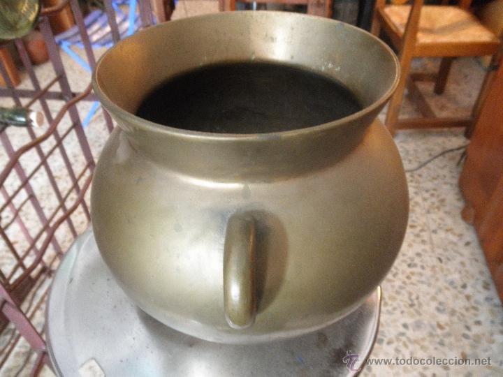 Antig&uuml;edades: &Aacute;NTIGUA OLLA CATALANA DE BRONCE - Foto 2