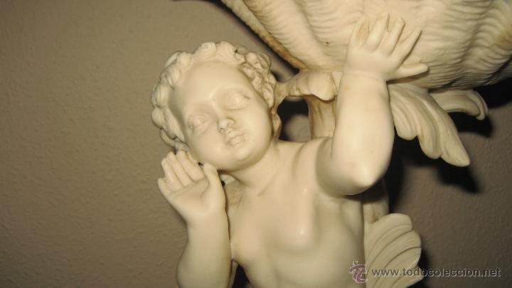 Antig&uuml;edades: ANTIGUO CENTRO DE MESA CON ANGEL - Foto 11