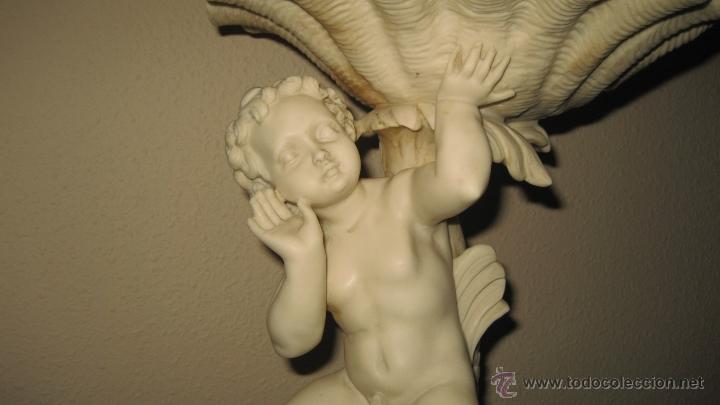 Antig&uuml;edades: ANTIGUO CENTRO DE MESA CON ANGEL - Foto 13