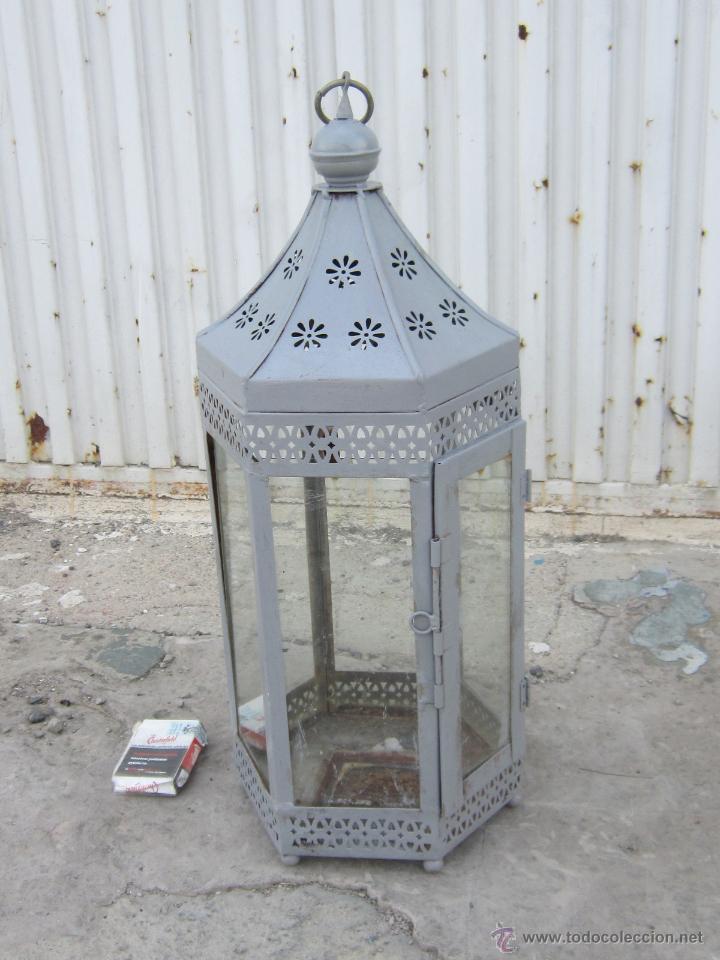 Antig&uuml;edades: FAROL EN METAL - Foto 1