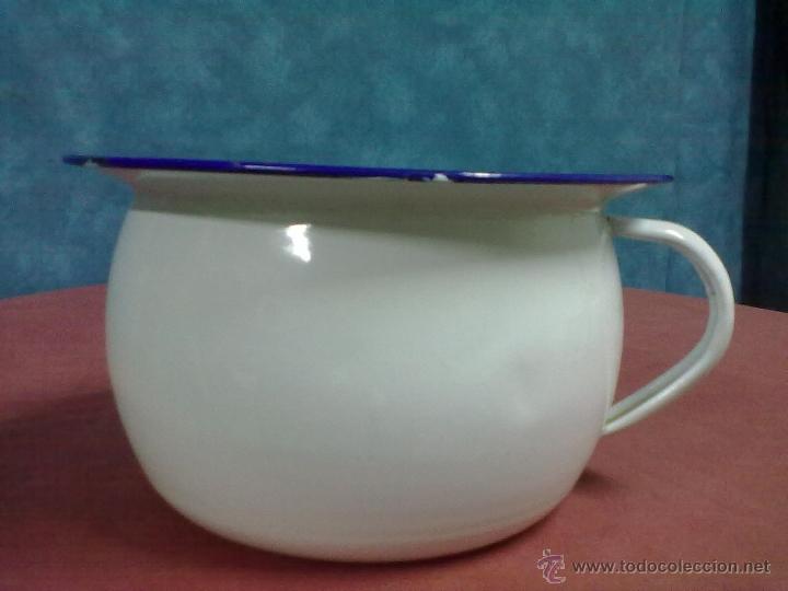 Antig&uuml;edades: ORINAL CHAPA HIERRO ESMALTADO - Foto 2