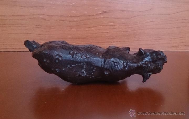 Antig&uuml;edades: Leopardo en madera tallada . - Foto 13
