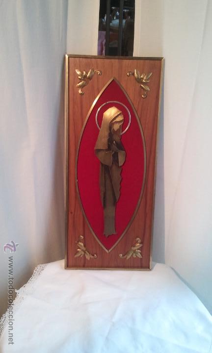Antig&uuml;edades: CUADRO VIRGEN A&Ntilde;OS 60 - Foto 1