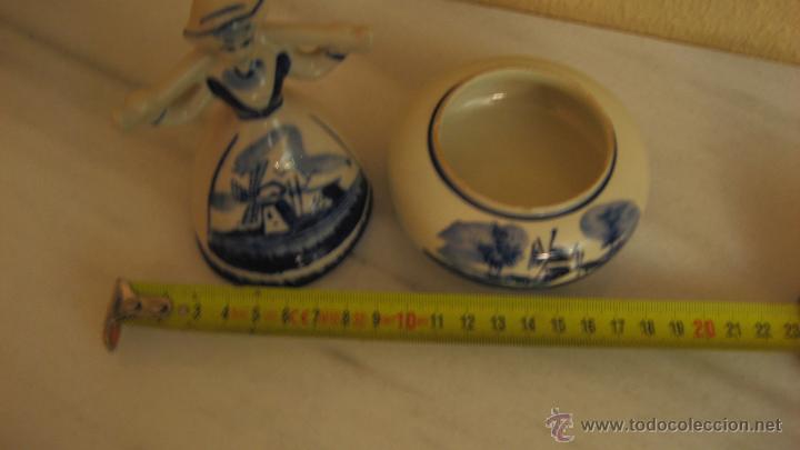 Antig&uuml;edades: PAREJA DE CERAMICA DE DELFT - Foto 3