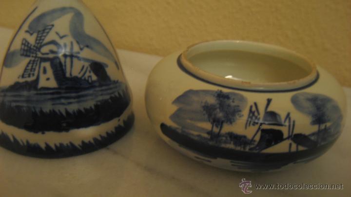 Antig&uuml;edades: PAREJA DE CERAMICA DE DELFT - Foto 4