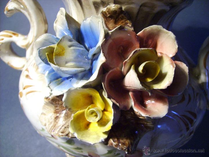 Antig&uuml;edades: SOBERBIO  Y  GRAN  JARRON  CAPODIMONTE - Foto 8
