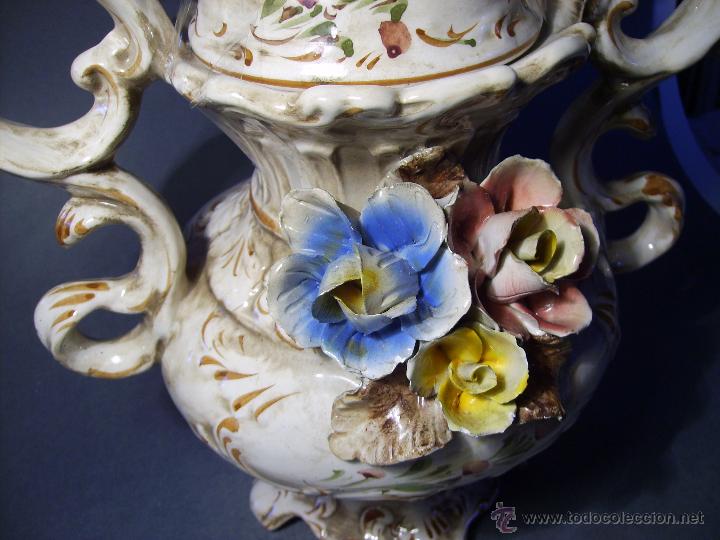 Antig&uuml;edades: SOBERBIO  Y  GRAN  JARRON  CAPODIMONTE - Foto 9
