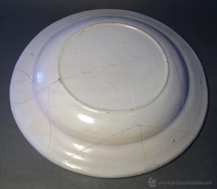 Antig&uuml;edades: GRAN  PLATO  CERAMICA  DE  MANISES - Foto 5