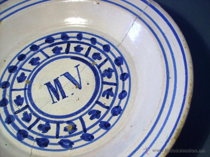 Antig&uuml;edades: GRAN PLATO ARAGONES DE MUEL XIX - Foto 5