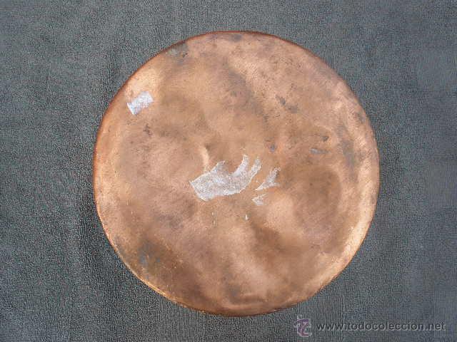 Antig&uuml;edades: OLLA - CALDERO DE COBRE. 21CM X14 CM - Foto 5