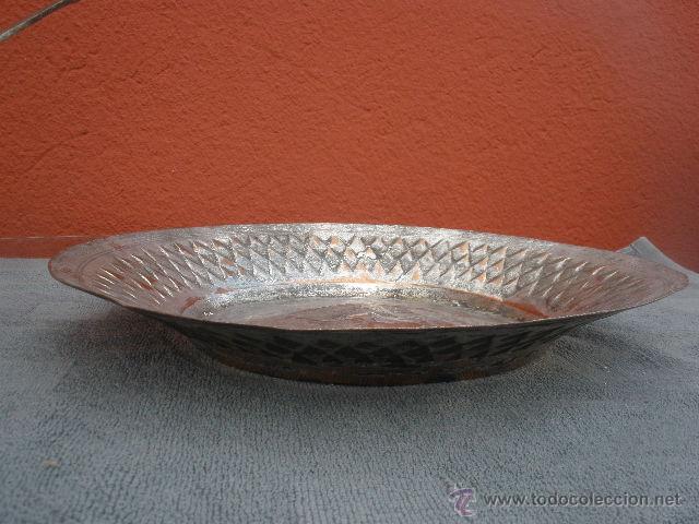 Antig&uuml;edades: PLATO DE COBRE. 30CM - Foto 6