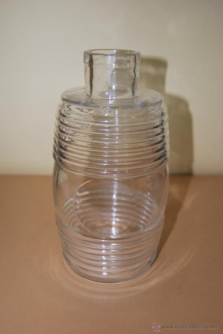 Antiguidades: ANTIGUO FRASCO DE PERFUME - PERFUMERIA - A&Ntilde;OS 20-30 - BOTE DE CRISTAL