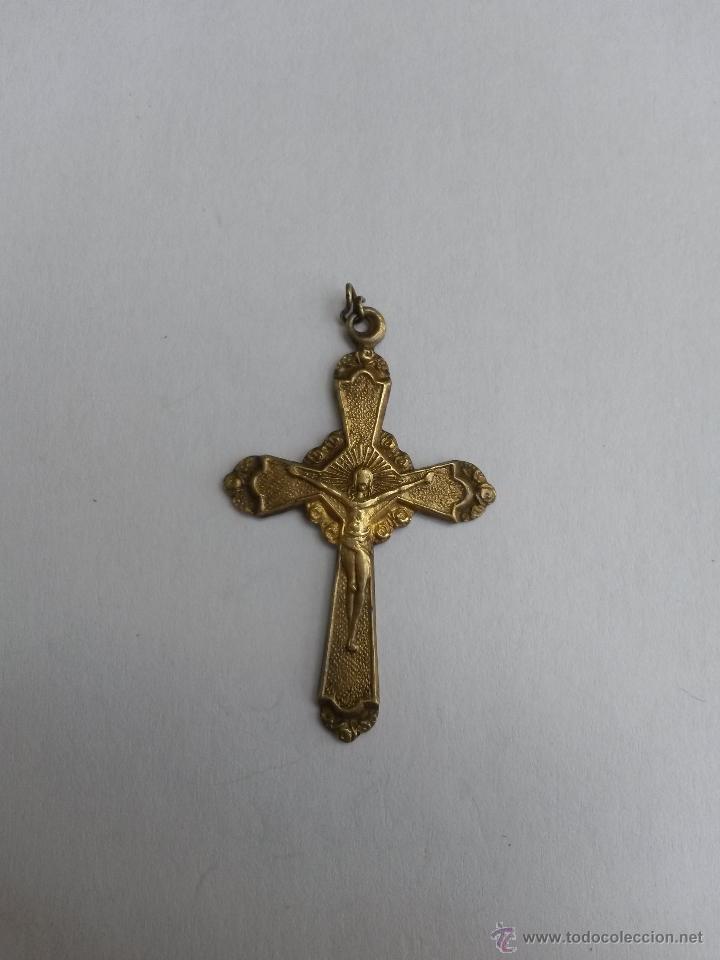 Antig&uuml;edades: Crucifijo de 3,7 x 2,2 cms - Foto 1