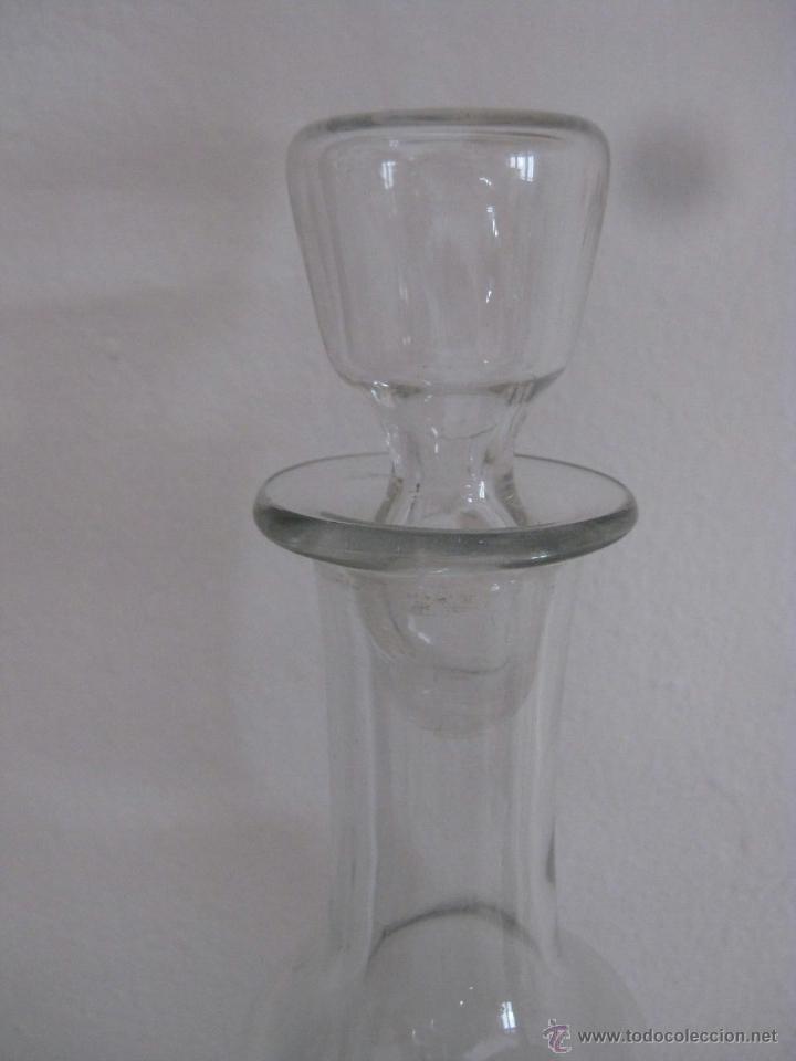 Antig&uuml;edades: BOTELLA CRISTAL SOPLADO GRANDE - Foto 2